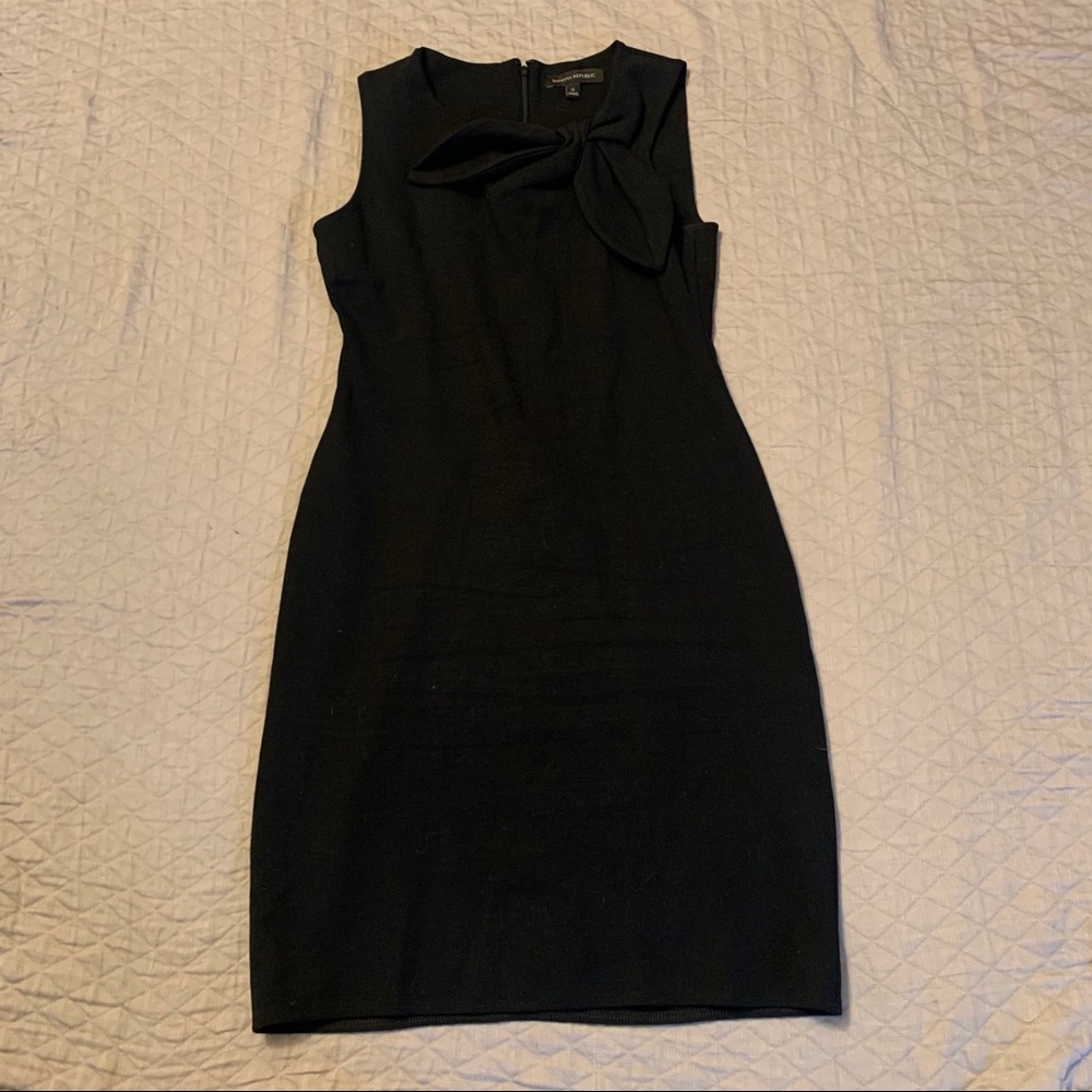 Banana Republic Black Bow Dress Size 0